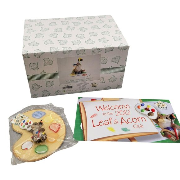 Charming Tails You Make Friendship A Real Art Figurine Pin Excl Members Only Kit - Picture 1 of 12